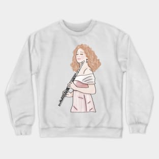 Clarinet Player Crewneck Sweatshirt